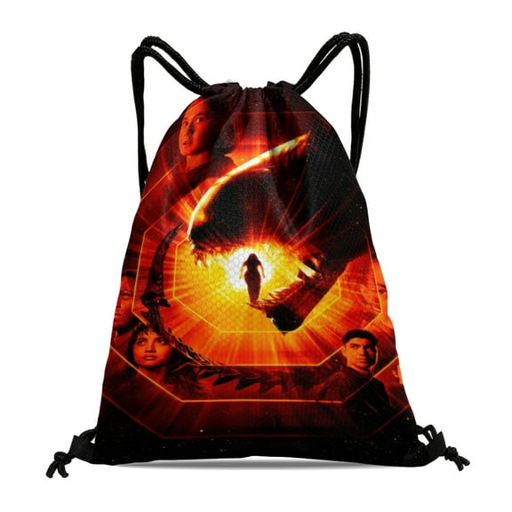 Alien Romulus Drawstring Backpack Bag Party Favors Goodies Merch Gym Waterproof Swimming Beach Fans