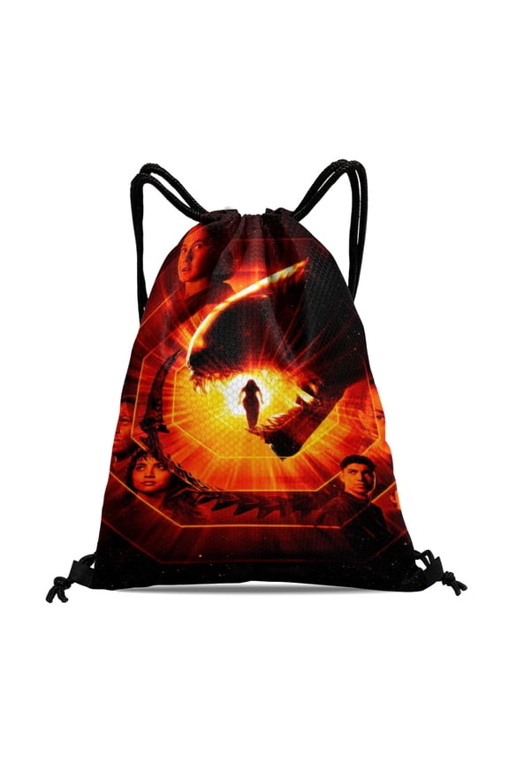 Alien Romulus Drawstring Backpack Bag Party Favors Goodies Merch Gym Waterproof Swimming Beach Fans