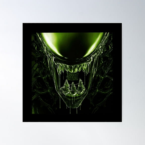 Alien Romulus Poster Wall Art, Modern Wall Decor For Living Room Bedroom, 30x30 UNFRAMED