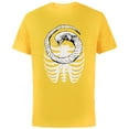 thumbnail image 1 of Alien: Romulus Xenomorph Chestburster in Ribcage Art - Short Sleeve Cotton T-Shirt for Adults - Customized-Yellow, 1 of 5