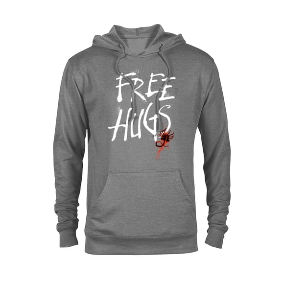 Alien: Romulus Xenomorph Facehugger Free Hugs - Pullover Hoodie for Adults - Customized-Athletic Heather