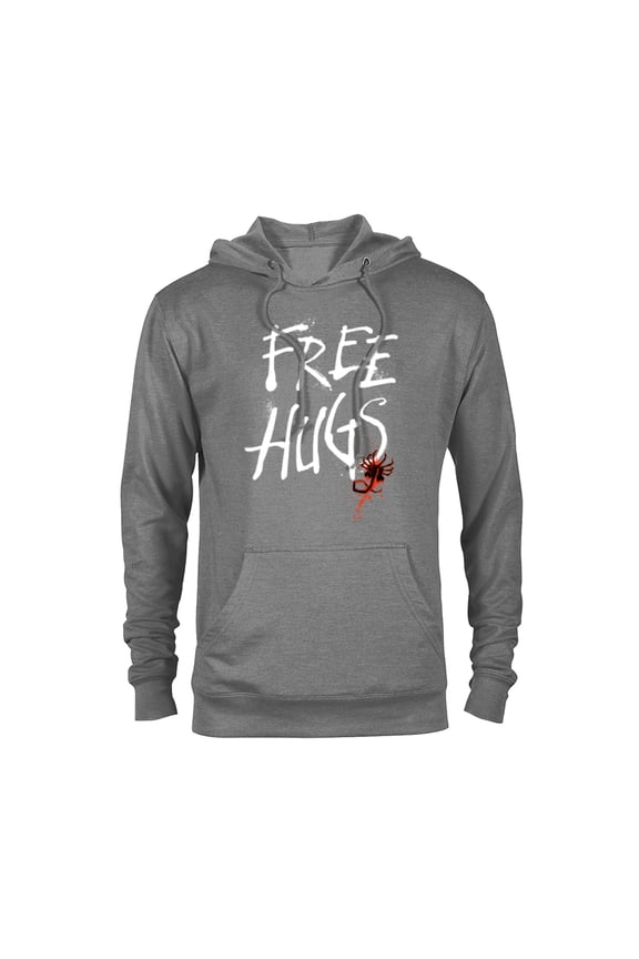 Alien: Romulus Xenomorph Facehugger Free Hugs - Pullover Hoodie for Adults - Customized-Athletic Heather
