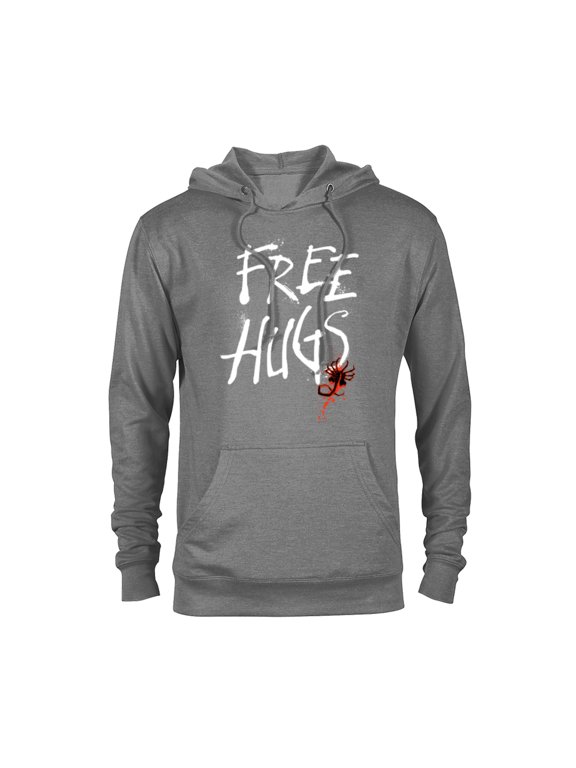 Alien: Romulus Xenomorph Facehugger Free Hugs - Pullover Hoodie for Adults - Customized-Athletic Heather