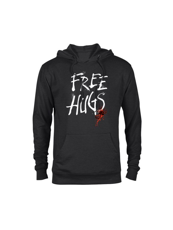 Alien: Romulus Xenomorph Facehugger Free Hugs - Pullover Hoodie for Adults - Customized-Black