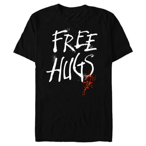 Alien: Romulus Xenomorph Facehugger Free Hugs - Short Sleeve Blended T-Shirt for Adults - Customized-Black