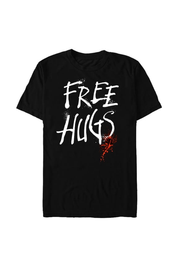 Alien: Romulus Xenomorph Facehugger Free Hugs - Short Sleeve Blended T-Shirt for Adults - Customized-Black
