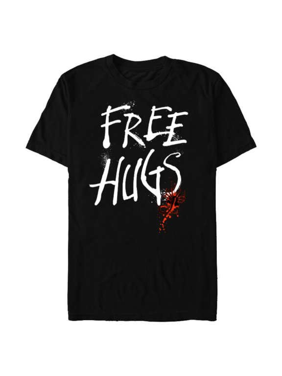 Alien: Romulus Xenomorph Facehugger Free Hugs - Short Sleeve Blended T-Shirt for Adults - Customized-Black