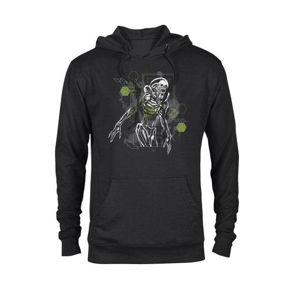 Alien: Romulus Xenomorph Tech Readout - Pullover Hoodie for Adults - Customized-Black