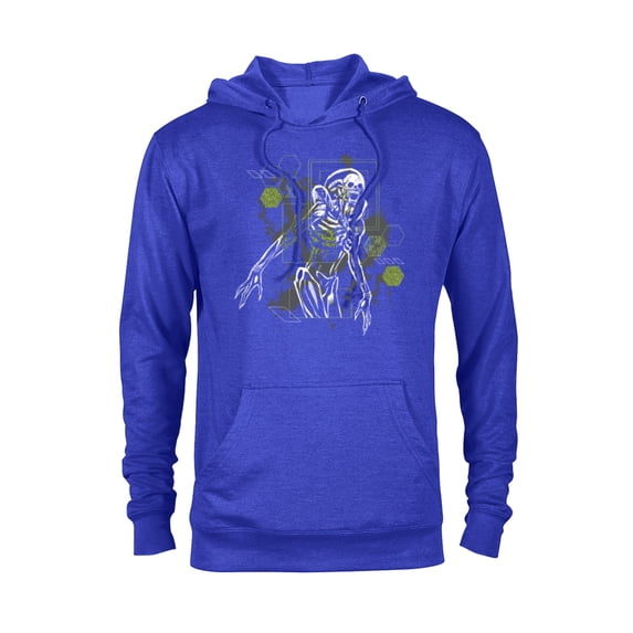 Alien: Romulus Xenomorph Tech Readout - Pullover Hoodie for Adults - Customized-Royal