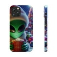 thumbnail image 1 of Alien Santa Claus Christmas Time Apple iPhone Cases Pro Max Ultra Plus Mini, 1 of 3