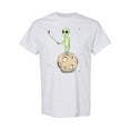 thumbnail image 1 of Alien Selfie On The Moon T-Shirt Women -Image by Shutterstock, Female 3X-Large, 1 of 2