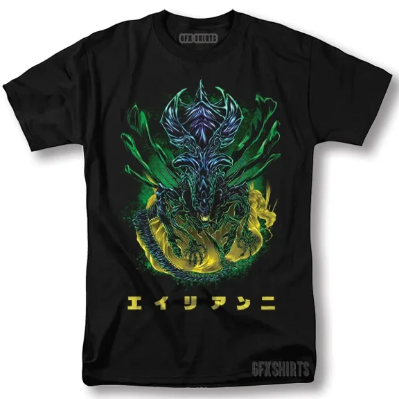 Alien Shirt Classic Movie Poster Vintage Graphic Design T-Shirt