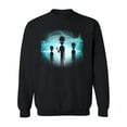 thumbnail image 1 of Alien Silhouette Design Sweatshirt Men -Image by Shutterstock, Male Medium, 1 of 4