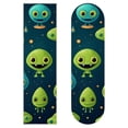 thumbnail image 1 of Alien Skateboard Stickers Pack of Two - Emery Surface, PVC Back, 8.8x32.6in/22.4x83 cm - Skateboard Accessories, 1 of 5