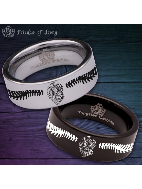 Alien Skull Tungsten Carbide Ring