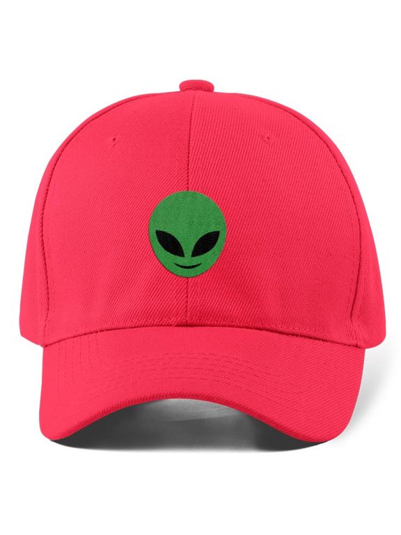 Alien Smile Face Lineless Hat Hat -Image by Shutterstock, Small
