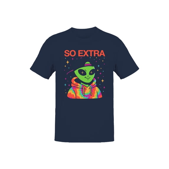 Alien "So Extra" Colorful Style Men's T-shirt