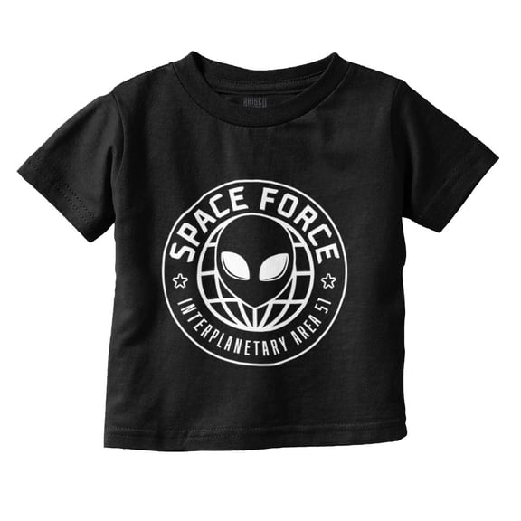 Alien Space Force Area 51 Believers Toddler Boy Girl T Shirt Infant Toddler Brisco Brands 12M