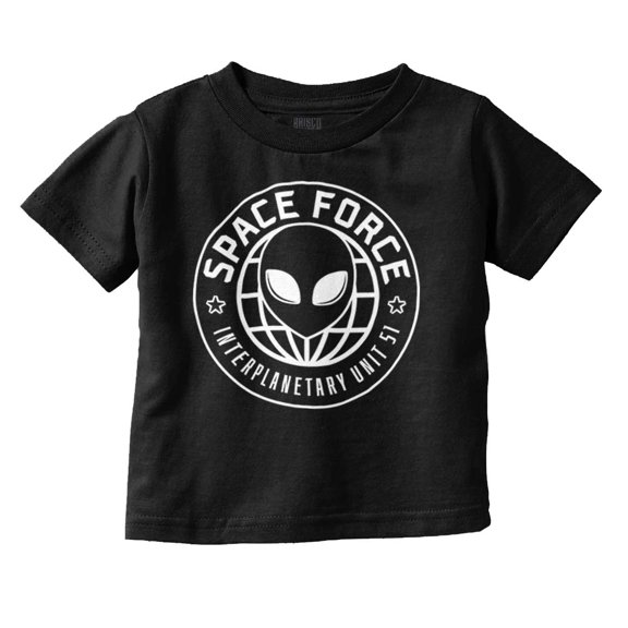 Alien Space Force Area 51 Believers Toddler Boy Girl T Shirt Infant Toddler Brisco Brands 3T