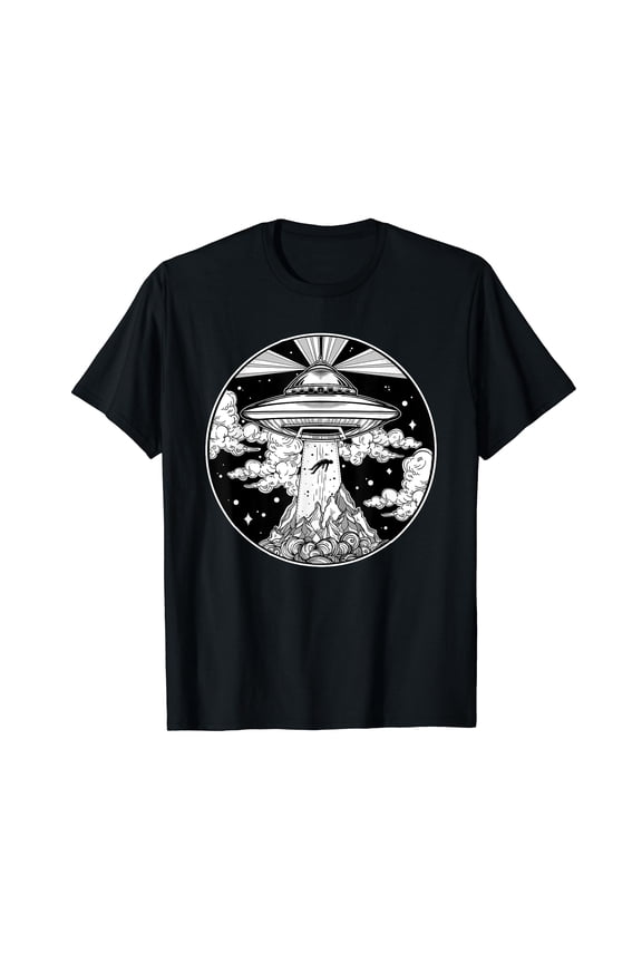 Alien Space Tattoo TShirt - UFO 51 Area Roswell Believe Tee