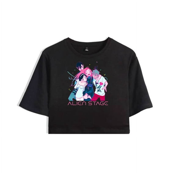Alien Stage ALNST Merch Crop Top T-Shirt T Shirts Ruler of My Heart Short Sleeve Harajuku Top