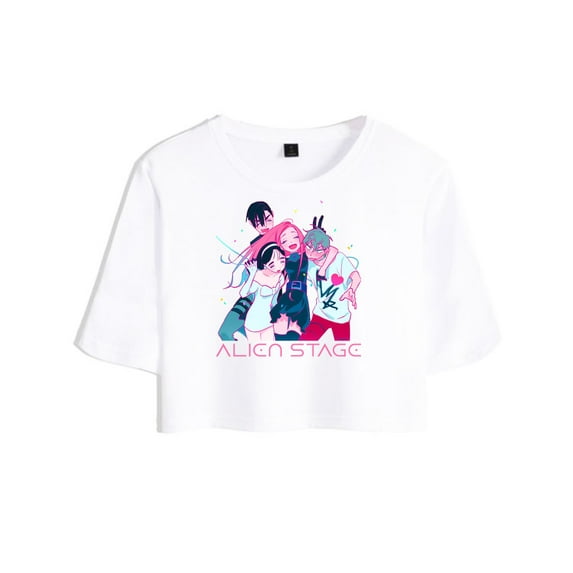Alien Stage ALNST Merch Crop Top T-Shirt T Shirts Ruler of My Heart Short Sleeve Harajuku Top