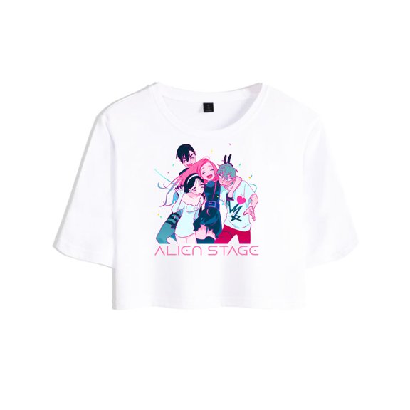 Alien Stage ALNST Merch Crop Top T-Shirt T Shirts Ruler of My Heart Short Sleeve Harajuku Top