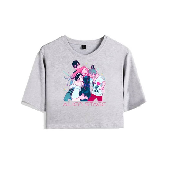 Alien Stage ALNST Merch Crop Top T-Shirt T Shirts Ruler of My Heart Short Sleeve Harajuku Tops