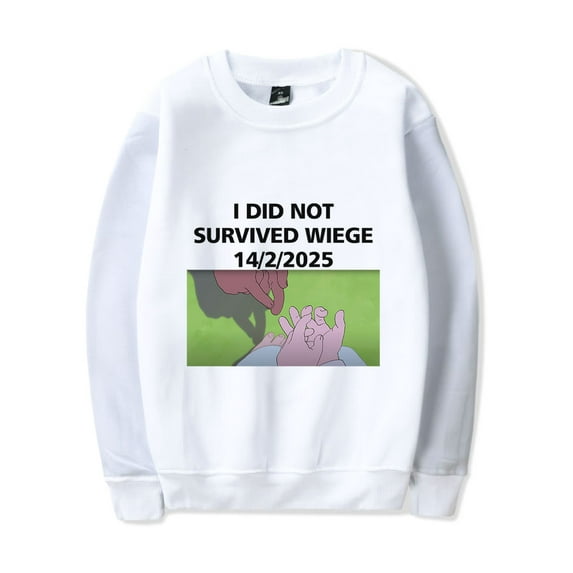 Alien Stage ALNST Merch Sweatshirt I Did Not Survived Wiege Long Sleeve Unisex Crewneck Sweatshirts
