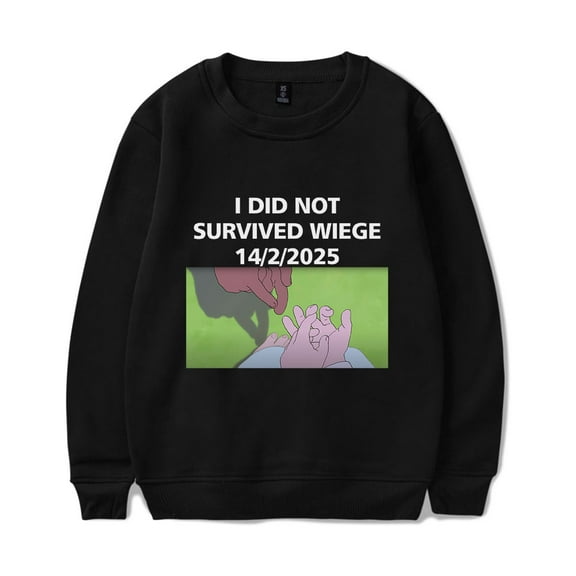 Alien Stage ALNST Merch Sweatshirt I Did Not Survived Wiege Long Sleeve Unisex Crewneck Sweatshirts