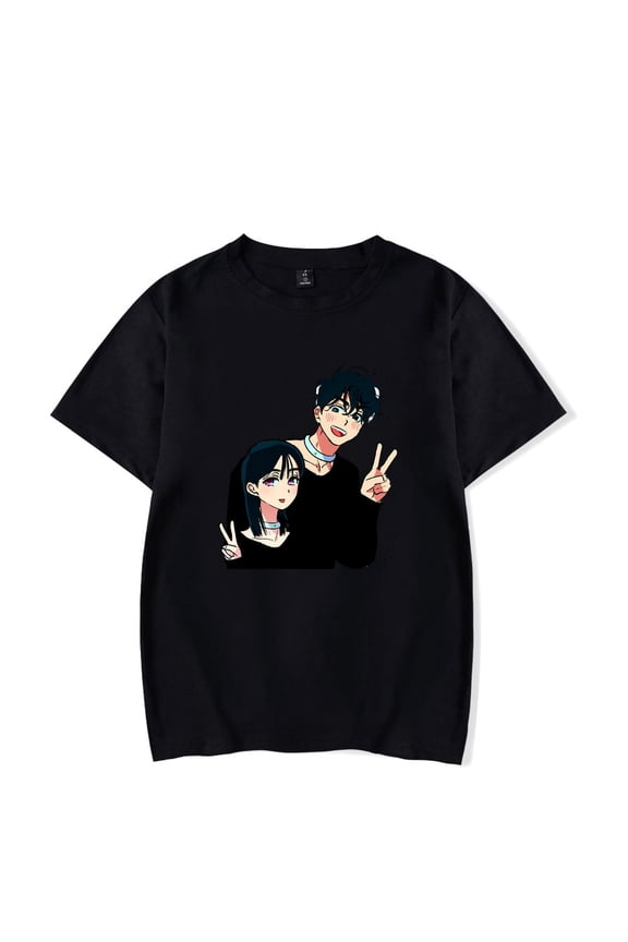 Alien Stage ALNST Merch T-Shirt Korean Anime Tops Short Sleeves Men Women Crewneck Tee Streetwear