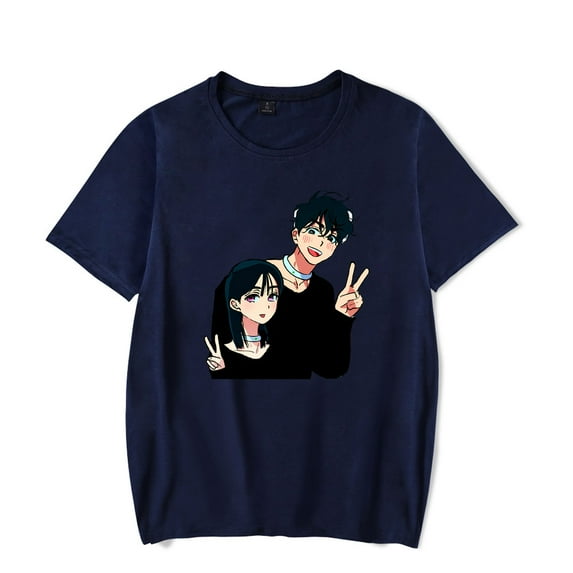 Alien Stage ALNST Merch T-Shirt Korean Anime Tops Short Sleeves Men Women Crewneck Tee Streetwear