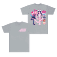 thumbnail image 1 of Alien Stage ALNST Merch T-Shirt Pink Heart Logo Mizi Sua Short Sleeve T Shirts Tee Top, 1 of 3