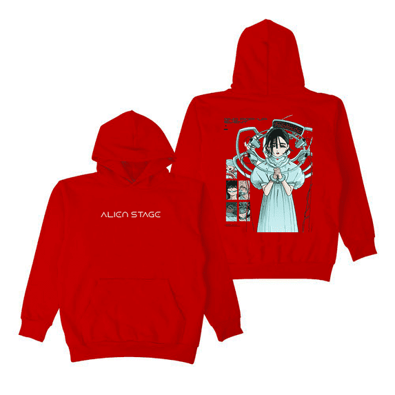 Alien Stage ALNST Pop Up Event Unisex Long Sleeve Pullover Hoodie Casual Hooded Sweatshirt