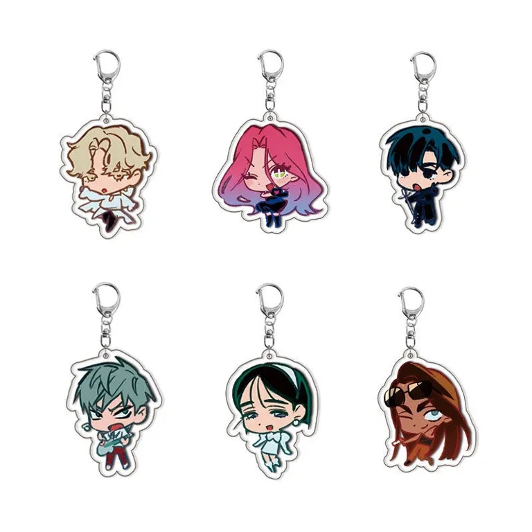 Alien Stage Keychain Ivan Till Acrylic Key Chain Kawaii