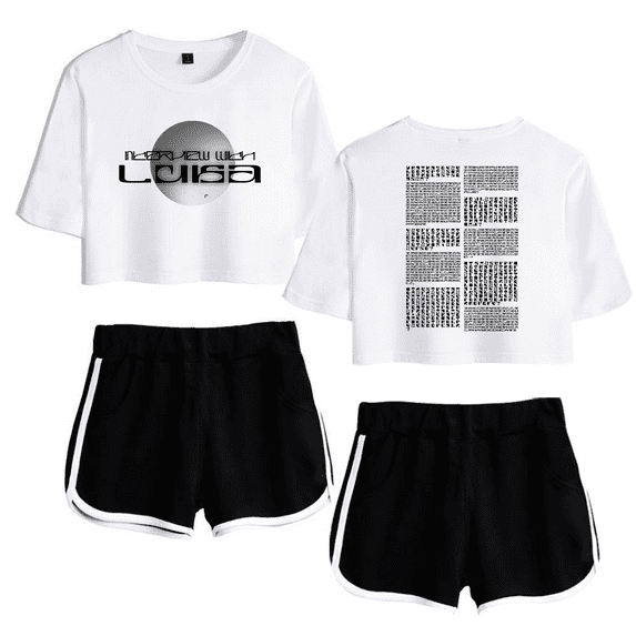 Alien Stage Luka Merch Crop Top T-Shirt Shorts Suit ALNST Short Sleeve For Women Girls Summer Top Tees