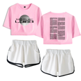 thumbnail image 1 of Alien Stage Luka Merch Crop Top T-Shirt Shorts Suit ALNST Short Sleeve For Women Girls Summer Top Tees, 1 of 2