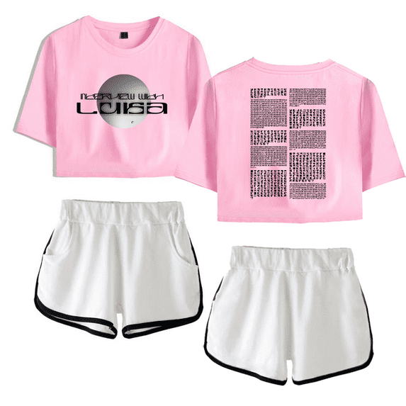 Alien Stage Luka Merch Crop Top T-Shirt Shorts Suit ALNST Short Sleeve For Women Girls Summer Top Tees