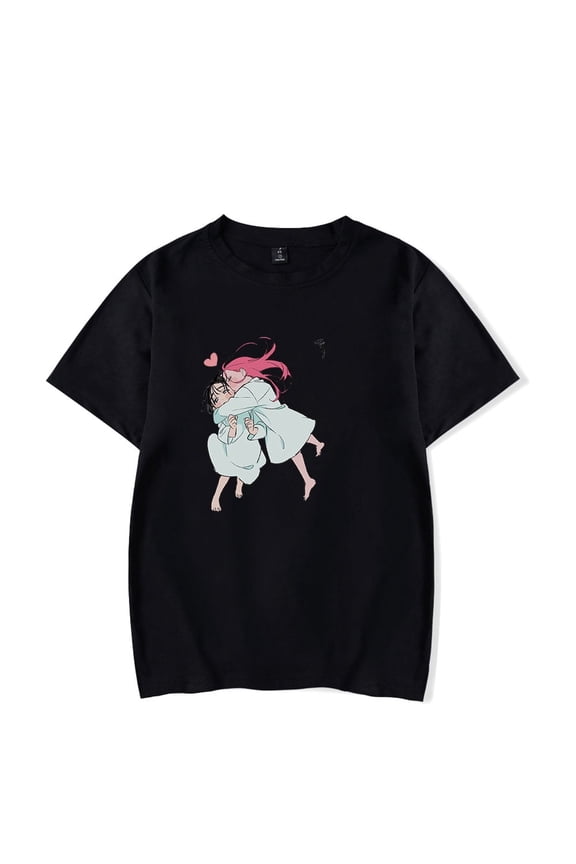 Alien Stage Merch ALNST T-Shirt Singer Cute Tops Short Sleeves Men Women Crewneck Tee Streetwear