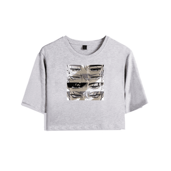 Alien Stage Merch Crop Top ALNST T-Shirt Eyes Poster Short Sleeve For Fans Summer Top