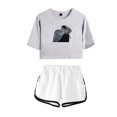 thumbnail image 1 of Alien Stage Merch Crop Top Cute Ivan Till T-Shirt Shorts ALNST Short Sleeve Suit Girls Tees, 1 of 2