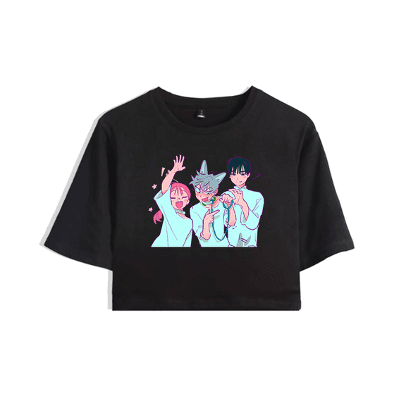 Alien Stage Merch Crop Top T-Shirt RCute Graphic Printed Short Sleeve Girls Summer Top