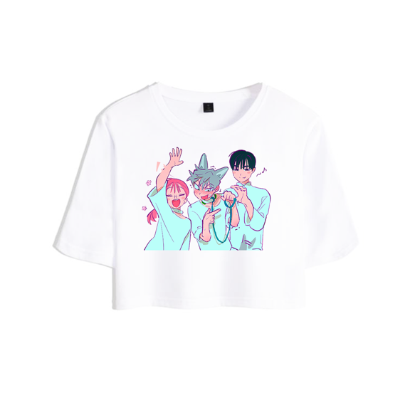 Alien Stage Merch Crop Top T-Shirt RCute Graphic Printed Short Sleeve Girls Summer Top