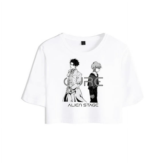 Alien Stage Merch Crop Top T-Shirt Round 6 Ivan Till Battle Cure Short Sleeve Girls Summer Top