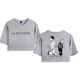 thumbnail image 1 of Alien Stage Merch Crop Top T-Shirt  Round 6 Ivan Till Battle Cure Short Sleeve Harajuku For Girls Tops, 1 of 2
