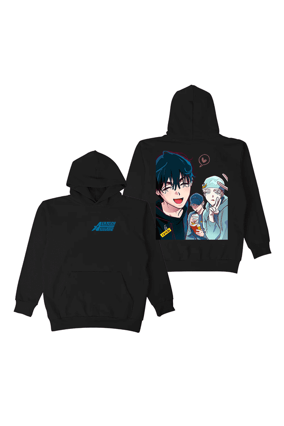 Alien Stage Merch Hoodie ALNST Casual Sweatshirt Anime Long Sleeves Hooded Pullover Streetwears