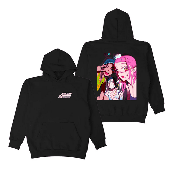 Alien Stage Merch Hoodie ALNST Off The Record Sweatshirt Anime Long Sleeves Hooded Pullover Streetwear