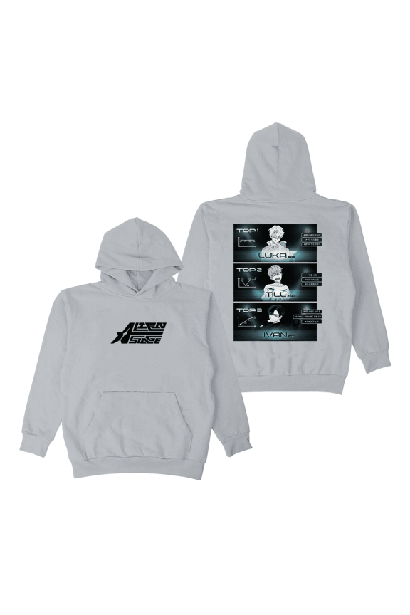 Alien Stage Merch Hoodie ALNST Top Rank Sweatshirt Long Sleeves Hooded Unisex Men Women Pullover