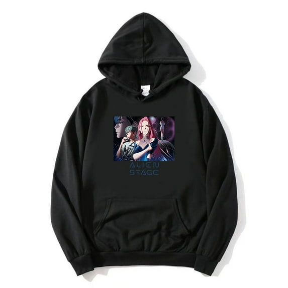 Alien Stage Merch Hoodies For Fans Anime Merch Casual Hooded Sweatshirt Unisex Pullover Clothing Harajuku Streetwear