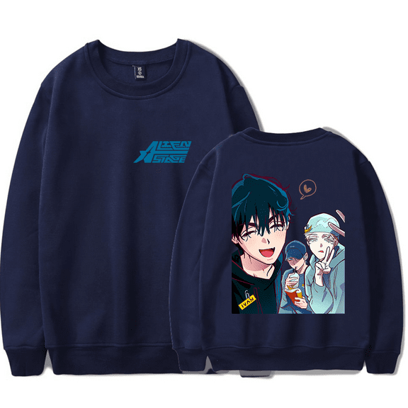 Alien Stage Merch Sweatshirt ALNST Casual Long Sleeve Hooded Pullover Streetwear Clothes